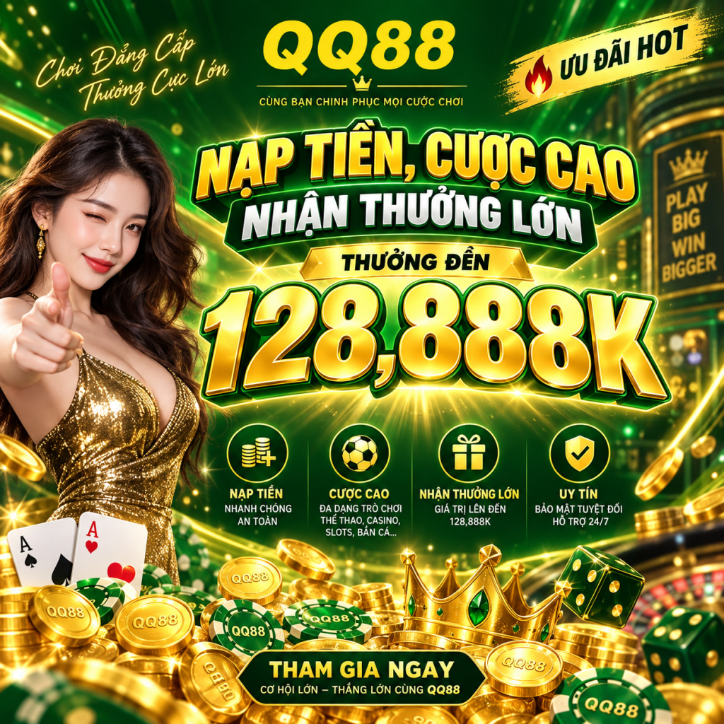  Chương trình Nạp Tiền, Cược Cao Nhận Thưởng Lớn – Thưởng Đến 128,888K